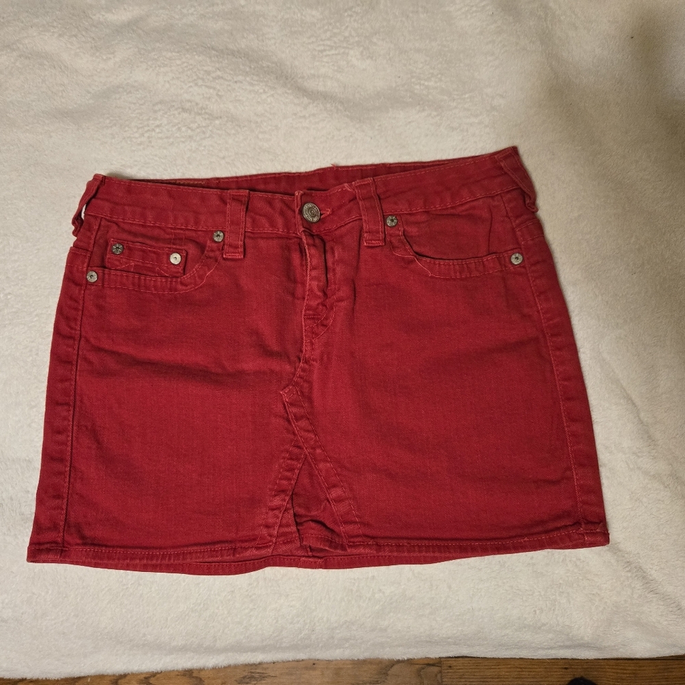 True religion Jean skirt